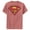 Red Heather, variant on Boy's Superman Classic Logo  Performance Graphic Tee Red Heather X Large