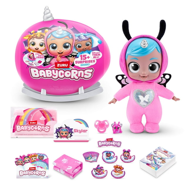 Babycorns Serie 1 Pequeña (Mariposa) de ZURU Babydolls Mágicos, Sorpresa, Unboxing, Historia, Niñas, Muñeca