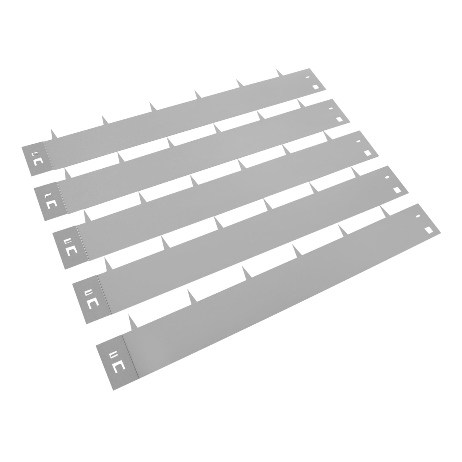 Steel Lawn Edging, 5PCS 4"x39" Garden Metal Landscape Edging Border, Flexible Steel Landscape Border, 16.25 ft Total Length Landscaping Metal Edging, Lawn Edge for Garden, Yard, Gray