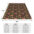 thumbnail image 3 of Balery Fox In Forest Manta de Felpa Suave y Acogedora – Cobija de Franela Aterciopelada para Cama, Lavable y Cálida para Sofá, Mascotas, Transpirable-40"x30", 3 of 7