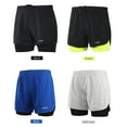 thumbnail image 6 of Quick Men's 2-in-1 Running Shorts Quick Drying Breathable Active Training Exercise Jogging Cycle Shorts With Longer Liner, 6 of 7