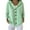 Green, variant on Women's Knitted Hooded Cardigan Sweater with Buttons Border Design Casual Winter Jacket L Size Pink