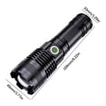 thumbnail image 3 of Danhjin Rechargeable Lighting Flashlight Outdoor Strong Light Searchlight Aluminum Alloy Water-proof Telescopic Focusing Flashlight Gardening Tools, 3 of 9