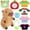 Green, variant on Capybara Plush with 9 pcs Clothes & Accessories, 10.2 in Cute Capybara Stuffed Animal Plush Toys, Dress Up Cute Plushies for Girls/Boys (Pink)