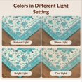 thumbnail image 7 of Design&I 8'x10' Ultra Soft Area Rug, Camper Vintage Teal Scroll Ornate Border Bathroom Accessories None Fluffy Washable Non Shedding for Bedroom Living Room Under Sectional, 7 of 7