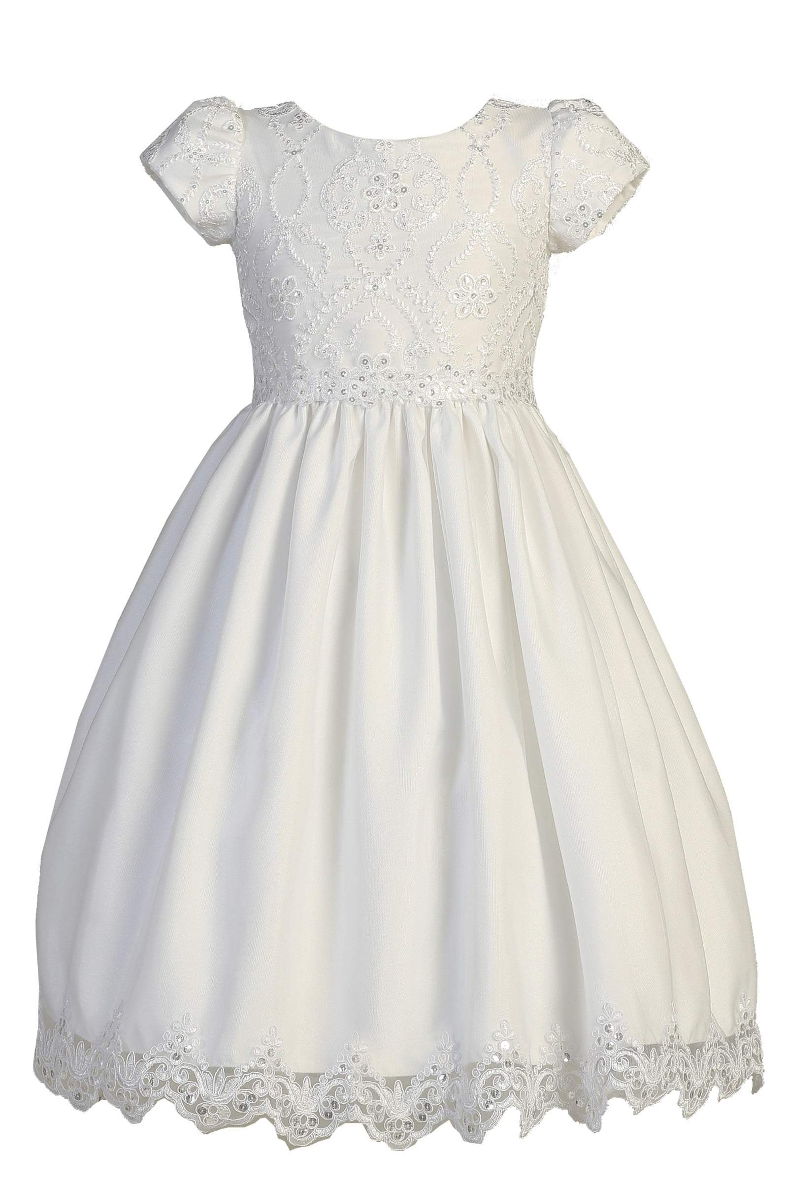 White Short Tulle Dress for Girls