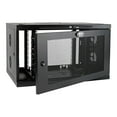 thumbnail image 3 of Eaton Tripp Lite Series 9U Wallmount Rack Enclosure Server Cabinet Wide Cable Management - Rack enclosure cabinet - wall mountable - black - 9U - 19", 3 of 9