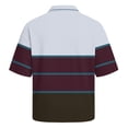thumbnail image 4 of Men's Big & Tall Polo Shirt Lapel Button Solid Color Lightweight Short Sleeve Golf Tee Sky Blue XL, 4 of 4