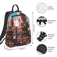 thumbnail image 2 of Balery fairy-tale-world-with-delicious-candy Mochila ligera para hombre y mujer: duradera e impermeable, ideal para la escuela, el trabajo, viajes y uso diario., 2 of 7