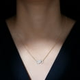 thumbnail image 4 of Rosec Jewels Lab Grown Diamond Infinity Necklace - Nature Inspired Vine Leaf Necklace for Anniversary - EF-VS Grade, 14K Yellow Gold, 4 of 7