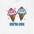 thumbnail image 4 of Inktastic Ice Cream We're One Twin Boy & Girl Boys or Girls Baby Bodysuit, 4 of 5