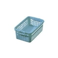 thumbnail image 2 of JGJJUGN Storage Basket Plastic Large Storage Box Stackable Organizers for Snacks Toys Home Cabinet Kitchen Office Use Blue Pink White, 2 of 6