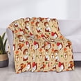 thumbnail image 3 of Disketp Guinea Pigs And Mushrooms Flannel Blankets - Thick and Warm Blanket for Winter, Soft Fuzzy Plush King Blanket for All Seasons40"x30", 3 of 6