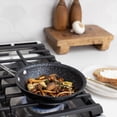 thumbnail image 3 of Nordic Ware Basalt Aluminum Saute Skillet, 8-Inch, Ceramic Coating, 3 of 8