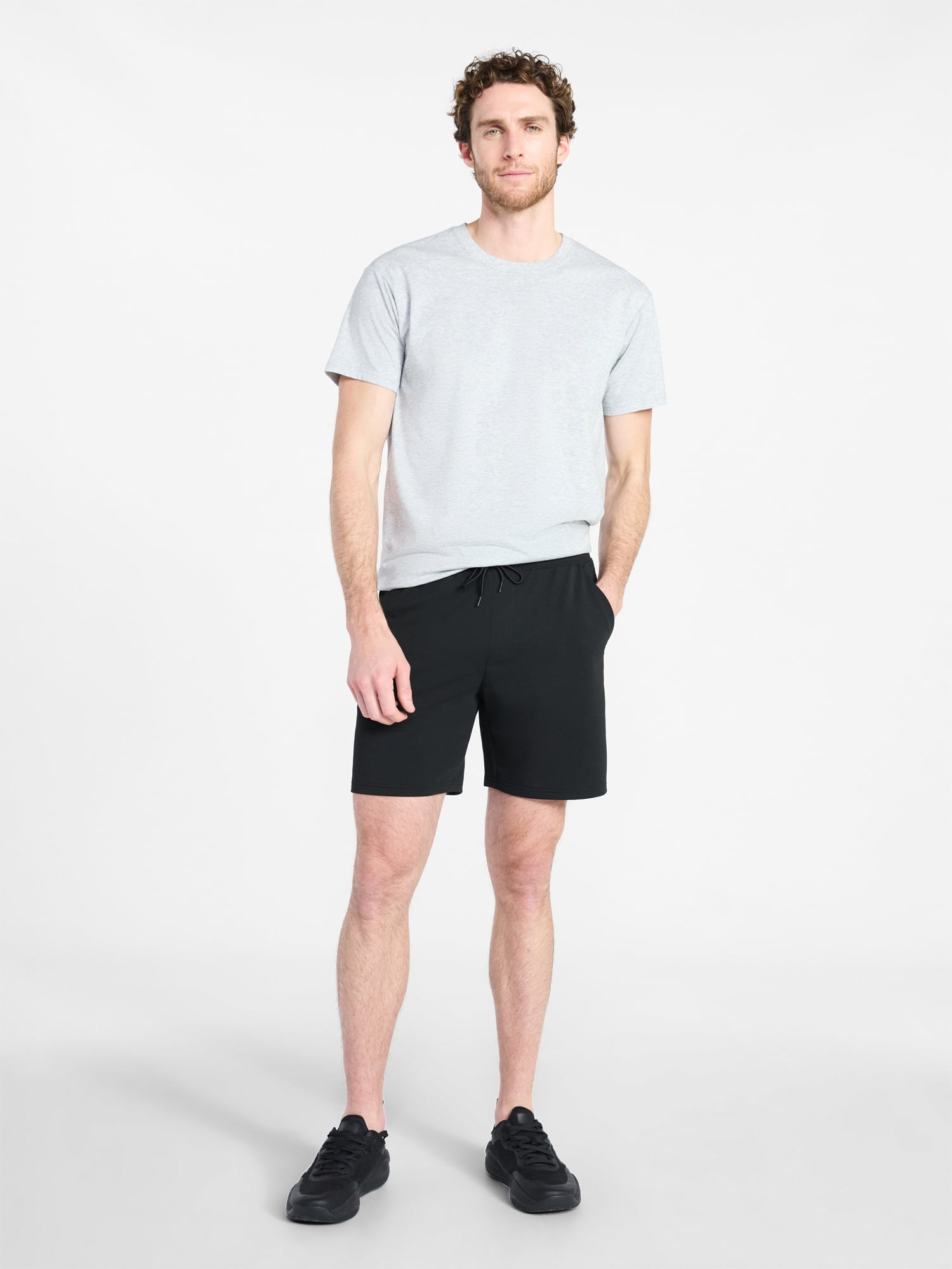Athletic Works Men's and Big & Tall Tri Blend Tee with Short Sleeves, Sizes XS-4XLT