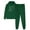 Green, variant on Fall Linen Pant Sets Women 2 Piece Outfits Two Piece Pants Set for Women Outfits Women's Sports Tracksuits Long Sleeve Pullover Hoodies Sweatshirt Loose Coat And Sweatpants Fall Winter Suit