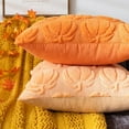 thumbnail image 7 of Lomyolo Throw Pillow Covers Pumpkin Fall Decorative Soft Faux Fur Pillow Covers for Autumn Harvest Fluffy Plush Accent Pillow Cases for Farmhouse Couch Cushion Covers 2 Pack, 7 of 7