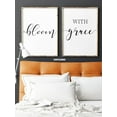 thumbnail image 4 of Bloom with Grace Set of 2 Posters 18 x 24 Inches Minimalist Art Typography Art Bedroom Wall Art Romantic Gift Home Wall Art Poster, 4 of 5