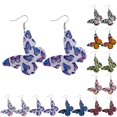 thumbnail image 2 of Drop Earrings Butterfly Shape Creative Fashion Pierced Earrings Dangle Earrings, 2 of 10