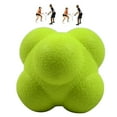 thumbnail image 1 of Bangcool Reaction Ball High-bounce Six-sided Agility Training Ball for Tennis Ping Pong, 1 of 5