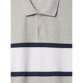 thumbnail image 3 of Camisa Polo Gap Stretch Pique Gris Jaspeado Talla L, 3 of 4