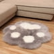 thumbnail image 2 of Moyic Alfombra de felpa con forma de huella de Animal, moda para el hogar, Hotel, dormitorio, oficina, sala de estar, dormitorio, sofá, mesita Decoración del hogar Blanco Rojo 80x68cm Moyic HA071918-18, 2 of 6