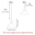 thumbnail image 5 of FSLiving No Wiring Needed Ceiling Light with Rechargeable Battery Operated RGB LED Bulb,Dimmable Timing Adjustable Height Pendant Light with Macaron Pink Metal Shade for Kitchen Bar - 3 Lights, 5 of 5
