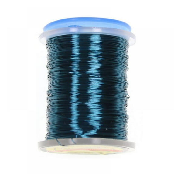 Dragonus 0.2mm Fly Tying Wire Spoolet Round Metal Thread for Larve Nymph Midge Streamer Flies