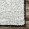 thumbnail image 5 of nuLOOM Gynel Contemporary Shag Area Rug, 2' x 3', Snow White, 5 of 9
