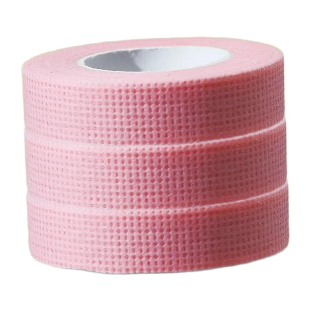MERIGLARE 3x Guzheng Finger Tapes Soft Nail Wraps for Ukulele String Instrument Guitar Pink