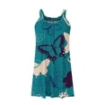 thumbnail image 5 of Birdeem Robe Décontractée pour Femmes Grande Taille à Imprimé, Col Rond, Manches Courtes, Coupe Ample, Longueur Genou, 5 of 5