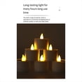 thumbnail image 2 of Velas LED Solares para Exteriores, Luces Solares Impermeables Sin Llama, Velas Recargables para Decoración de Jardín de Bodas B, 2 of 8