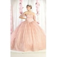 thumbnail image 5 of Layla K LK209 Juniors Womens Shimmering Off Shoulder Quince Ball Gown, 5 of 7
