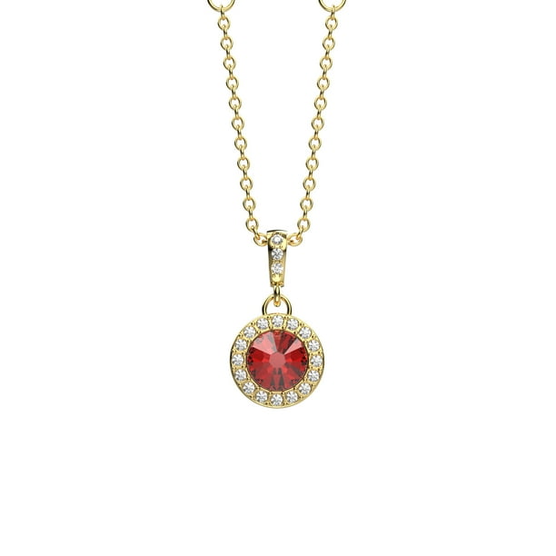 Collar para Mujer con Cristal Fino Swarovski Rosetti– Bañado en Oro 14k- Collar Elegante y Brillante-Collares de Mujer de Moda- Joyería para Mujer de Moda- Regalo especial Ortiz Espinosa Temporada
