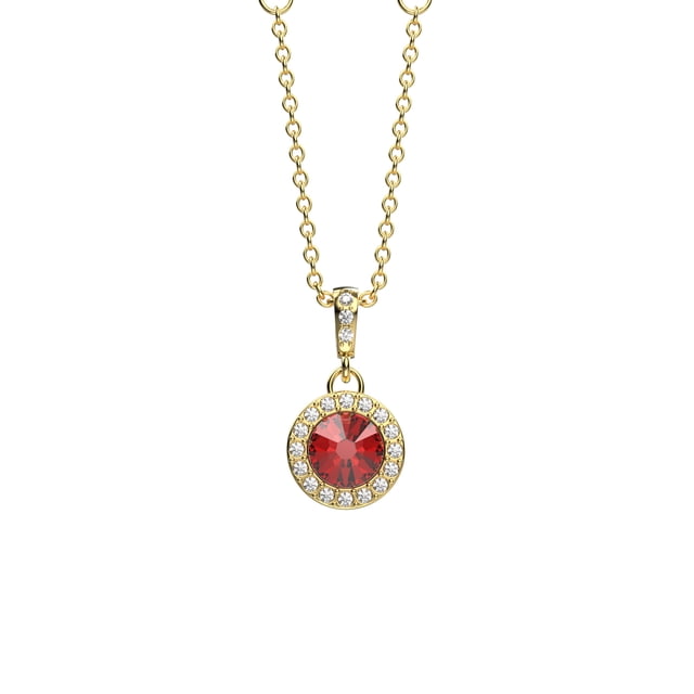 Collar para Mujer con Cristal Fino Swarovski Rosetti– Bañado en Oro 14k- Collar Elegante y Brillante-Collares de Mujer de Moda- Joyería para Mujer de Moda- Regalo especial Ortiz Espinosa Temporada
