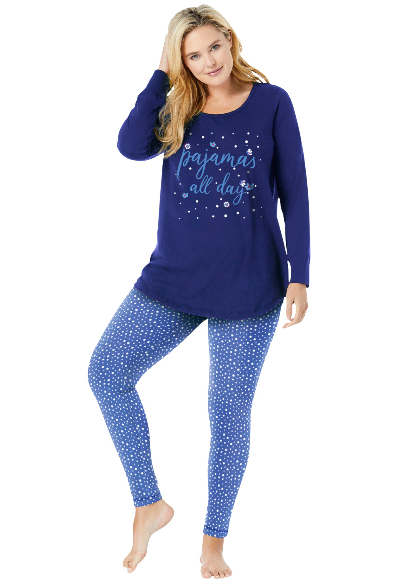 Piece Pj Legging Set Pajamas - Walmart 