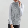 thumbnail image 4 of IMENGL cardigan en double Molleton Épaissi, Gris TG, Taille M-2TG, 4 of 7