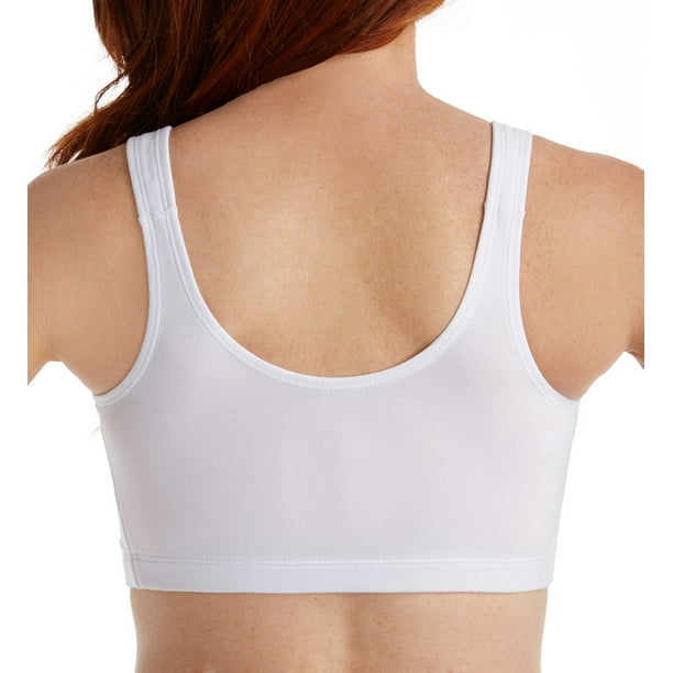 Women's QT 5001 Cotton Front Hook Pocket Bra (White 36)