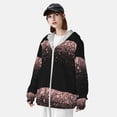 thumbnail image 3 of Kdxio Rose Gold Glitter1 Print Women Men Sun Protection UPF 50+ Jackets Zip Up Long Sleeve Hoodie Hiking Lightweight with Pockets, 3 of 7