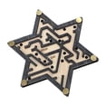 thumbnail image 3 of Juego de mesa de laberinto de madera que mejora la concentración y la coordinación. Rompecabezas. hexágono, 3 of 9