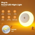 thumbnail image 4 of FERSWE Night Light, Night Lights Plug into Wall, Dusk to Dawn Sensor, Amber Led Night Light 0.5W, 2 Pack Nightlight for Adults, Bedroom, Bathroom, Hallway, Kitchen, 4 of 7