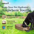 thumbnail image 3 of Dakota 283 Dash 3.5 Gal Water Dispenser System for Dogs/Pets, Coyote Tan, 3 of 7