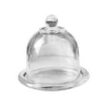 thumbnail image 5 of Cake Plate with Glass Cover Glass Cover Serving Tray for Festive Party Food round edge, 5 of 7