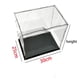 thumbnail image 3 of Vitrina de acrílico transparente a prueba de polvo, caja organizadora de escritorio para figuras de acción, modelos de automóviles, colecciones de arte y protección, 3 of 5