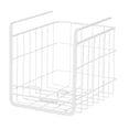 thumbnail image 1 of MasteelfCA 1Pc Simple Hanging Basket Office Iron Wire Grid Storage Basket (White), 1 of 7