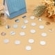 thumbnail image 4 of 200 piezas de mini azulejos de espejo acrílico de 0,78 pulgadas, espejos artesanales, azulejos de mosaico decorativos autoadhesivos redondos planos, pegatinas de pared, 4 of 9