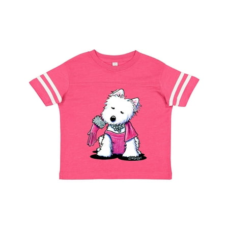 

Inktastic Material Girl Westie Dog Gift Toddler Toddler Girl T-Shirt