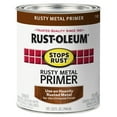 thumbnail image 2 of 2 Pack, Rusty Metal Primer, Rust-Oleum Stops Rust Flat Paint- Quart, 2 of 8