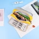 thumbnail image 4 of Estuche para lápices de gran capacidad, bolsa de cosméticos, estuche para lápices, estuche para lápices, estuche para lápices, para escuela, oficina, bolígrafo, papelería (amarillo), 4 of 5