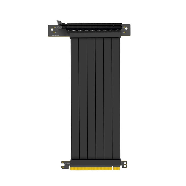 Inteprter 1x cable de extensión PCI-E 90°/180° PCI-E 16x 3.0 Cable de extensión Cable extensor de tarjeta gráfica PCI-E 3.0 Cable de extensión Cables de computadora 90 grados 30cm
